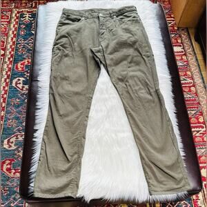 North Face Olive Green Denim Jeans